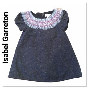 ISABEL GARRETTON Gray Tweed Dress 12-18 months